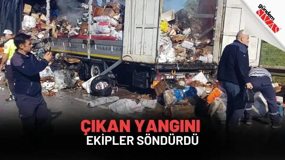 Çıkan Yangını Ekipler Söndürdü