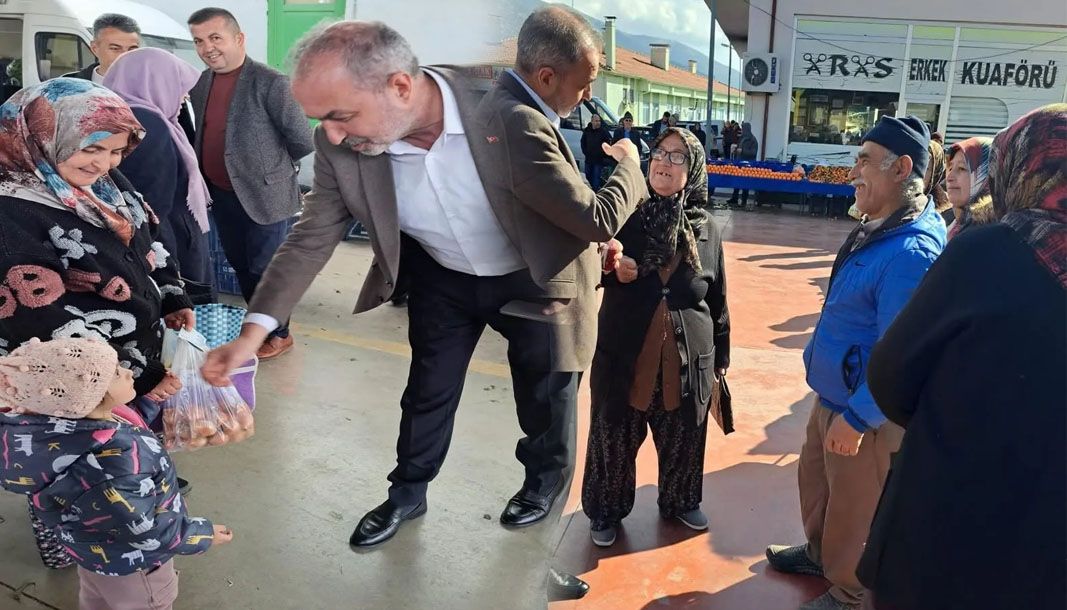Atabey belediye başkanı Serdar Pehlivan, yeni pazar yerini ziyaret etti - Birlik Haber Ajansı