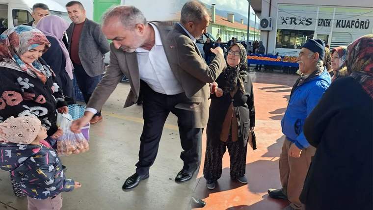 Atabey belediye başkanı Serdar Pehlivan, yeni pazar yerini ziyaret etti - Birlik Haber Ajansı