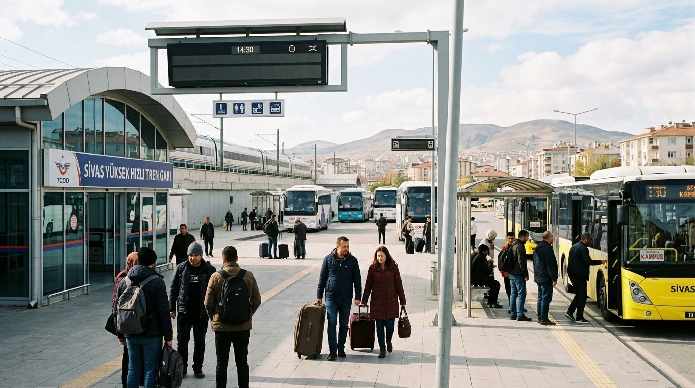 Sivas'tan Şehir Dışına Gitmek Kaç TL? Bilet Fiyatları