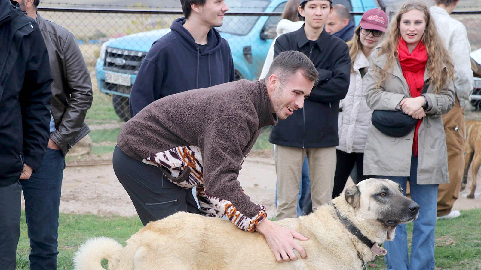 Erasmus öğrencileri Sivas’ta Kangal köpekleriyle tanıştı