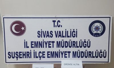 Suşehri'nde Sahte Altın Operasyonu! 1 Milyon TL Değerinde Taklit Lira Ele Geçirildi, 1 Tutuklama