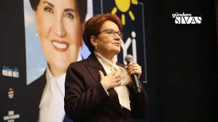 Akşener Sivas'ta Konuştu: "El Sıkıştık Başaramadık"