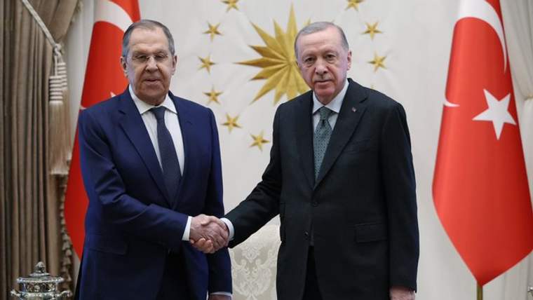 Cumhurbaşkanı Erdoğan, Rusya Dışişleri Bakanı Lavrov ile görüştü - Birlik Haber Ajansı