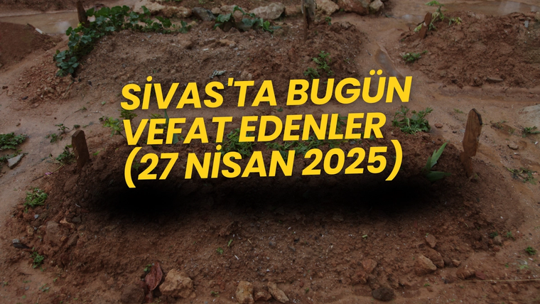 Toprakla çevrili bir mezar ve mezar taşları üzerinde büyük sarı harflerle yazı yer alıyor.