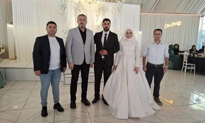 Sivas Aile ve Sosyal Hizmetler İl Müdürlüğü Yöneticileri Tokat'taki Düğün Töreninde