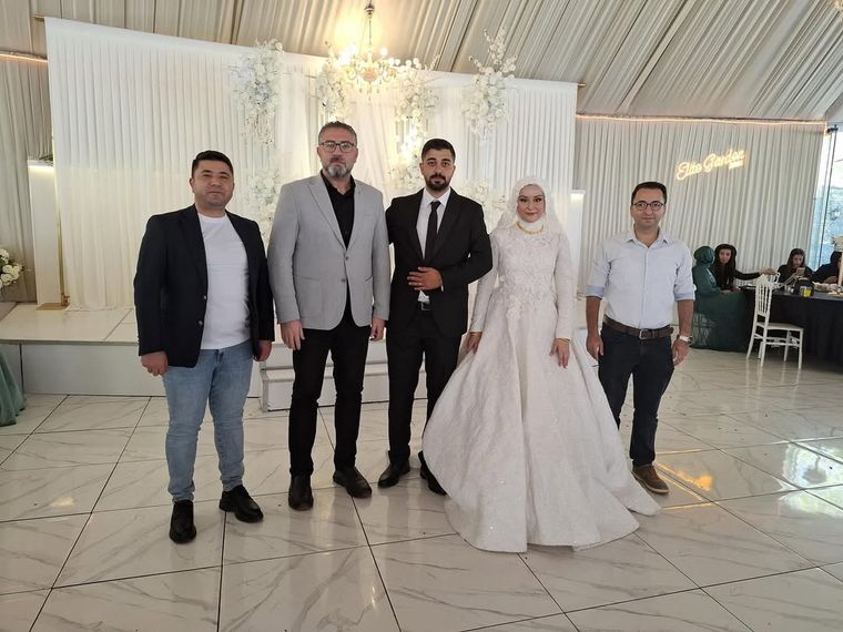 Sivas Aile ve Sosyal Hizmetler İl Müdürlüğü Yöneticileri Tokat'taki Düğün Töreninde
