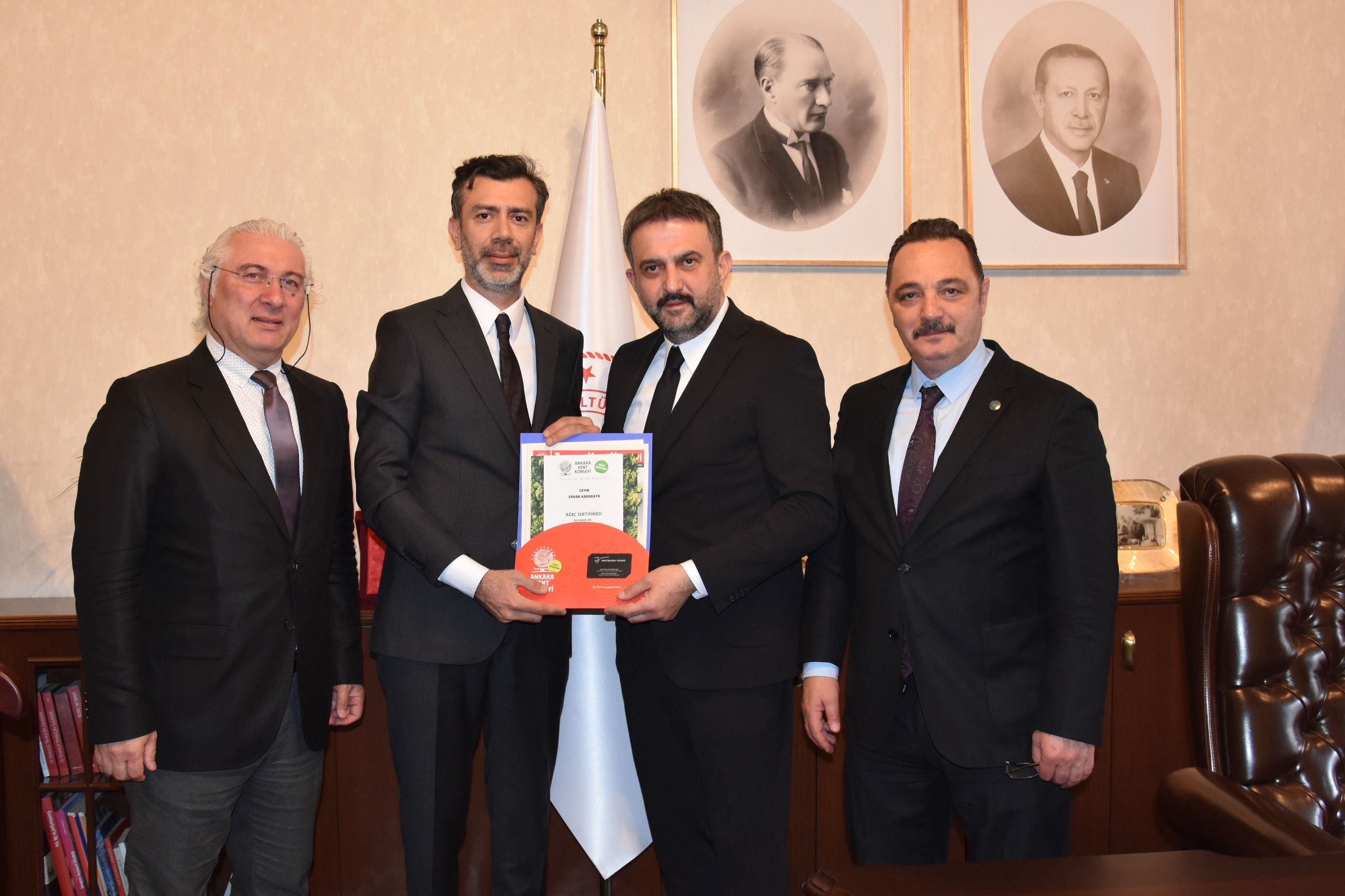 AKK'den Ankara İl Kültür ve Turizm Müdürü Erhan Karakaya'ya ziyaret - Birlik Haber Ajansı