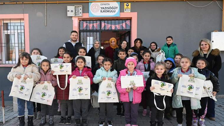 Isparta Belediyesi köy okullarında sıfır atık eğitimi veriyor - Birlik Haber Ajansı
