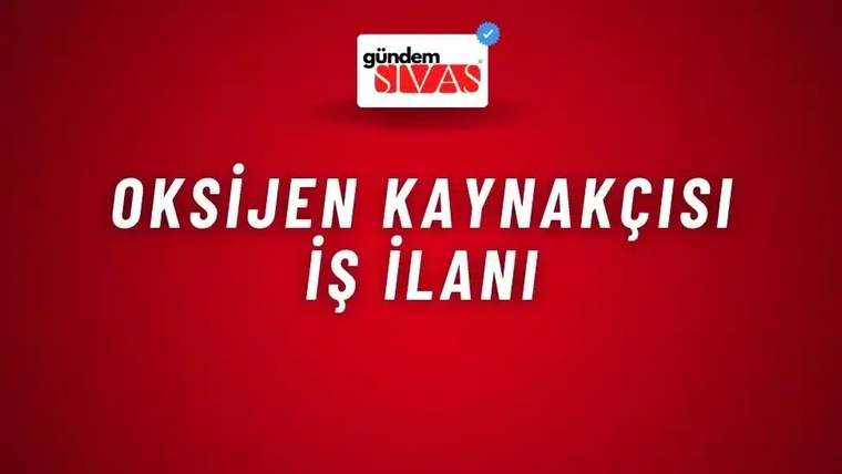 Kırmızı zeminli duyuru grafiğinde üstte “gündem SİVAS” logosu, ortada beyaz yazılar yer alıyor.