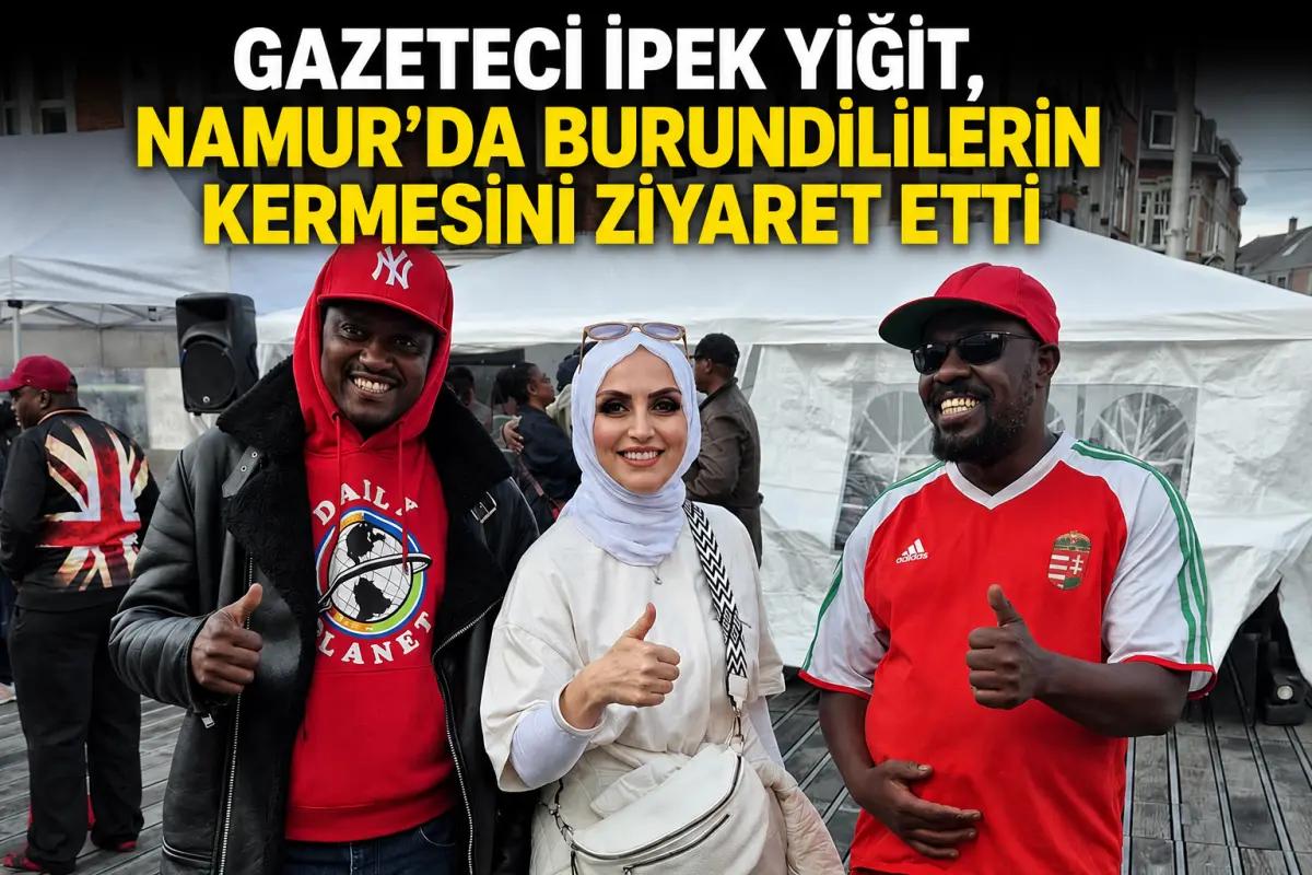Gazeteci İpek Yiğit, Namur'da Burundili Toplulukla Bir Araya Geldi