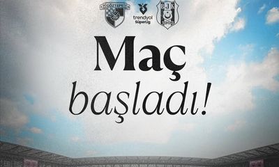 Beşiktaş Maçı Başladı / Siyah Beyazlılar Sahada