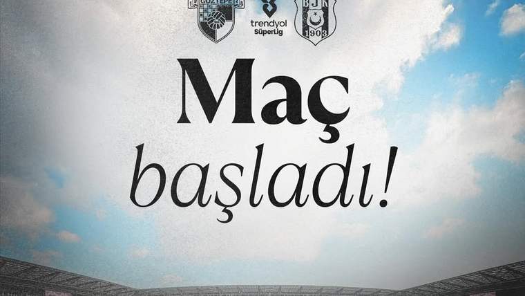 Beşiktaş Maçı Başladı / Siyah Beyazlılar Sahada