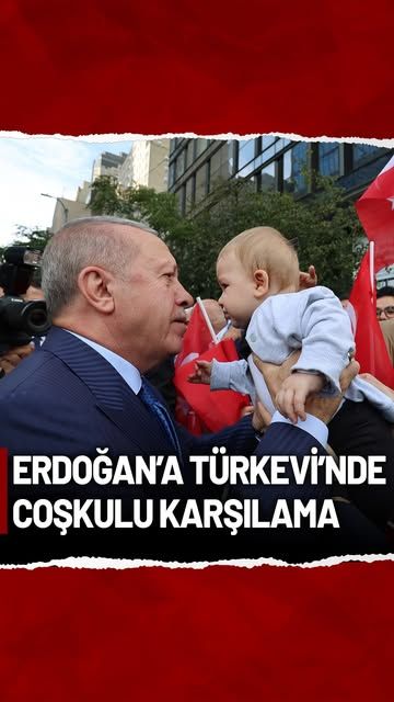 Cumhurbaşkanı Erdoğan New York'ta Coşkuyla Karşılandı