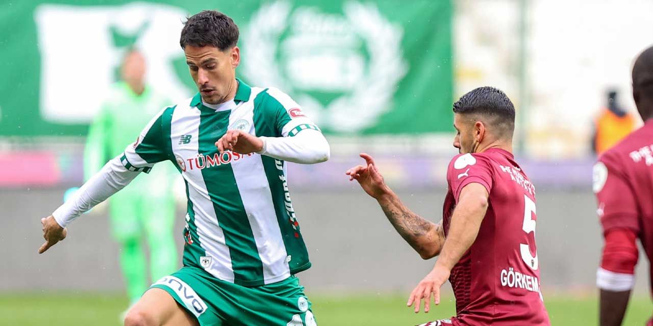 Hatayspor, Konyaspor'dan puanı son anları kurtardı