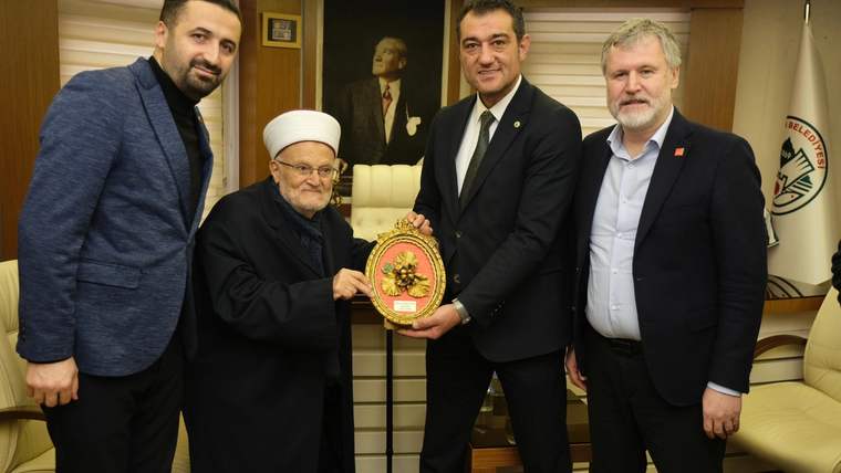 Mescidi Aksa İmam Hatibi İkrime Sabri, Fuat Köse'yi ziyaret etti - Birlik Haber Ajansı