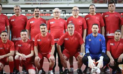 Şehitler İçin Anlamlı Futsal Maçı: Protokol, Polis ve Basın Aynı Sahada Buluştu
