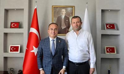 Çepni Belediye Başkanı Nihat Başer, Sivas Gençlik ve Spor İl Müdürü Şahin Ertem'i Ziyaret Etti