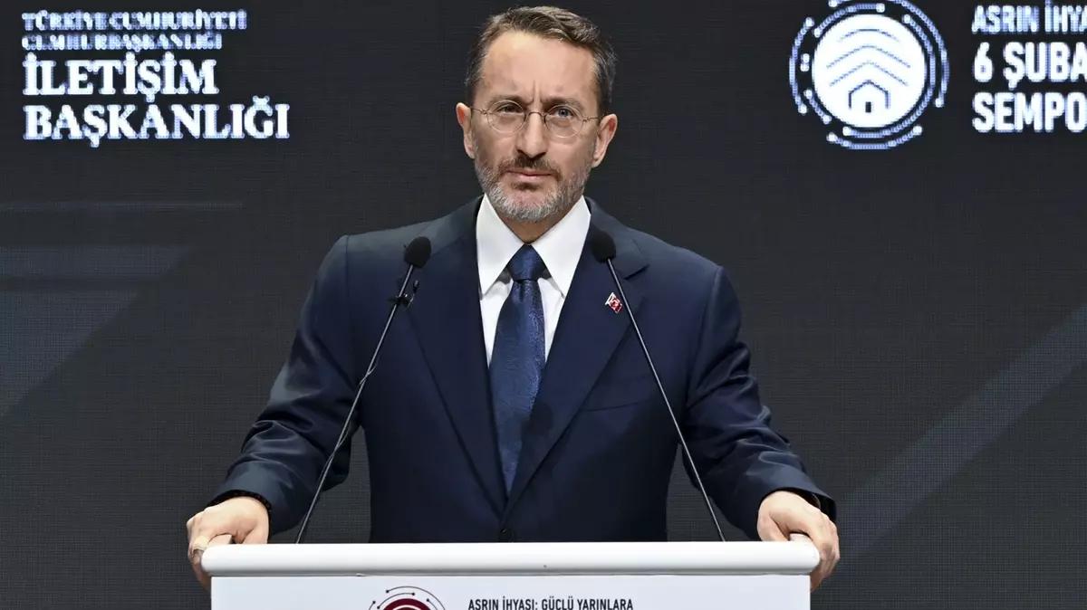 Fahrettin Altun: "Milletimiz, felaketler karşısında bir araya gelebilme kabiliyetini bir kez daha tüm dünyaya gösterdi - Birlik Haber Ajansı