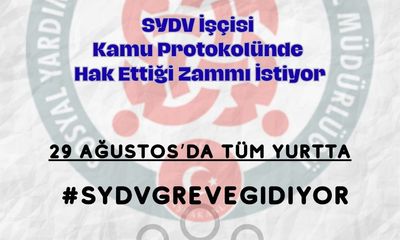 Koop-İş Sendikası Öncülüğünde: SYDV İşçileri 29 Ağustos’ta Greve Gidiyor