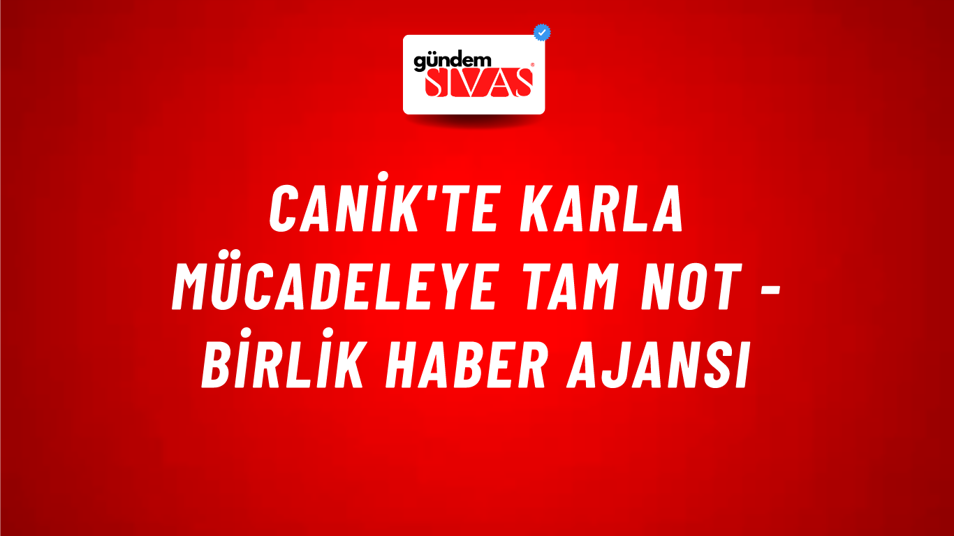 Canik'te karla mücadeleye tam not - Birlik Haber Ajansı