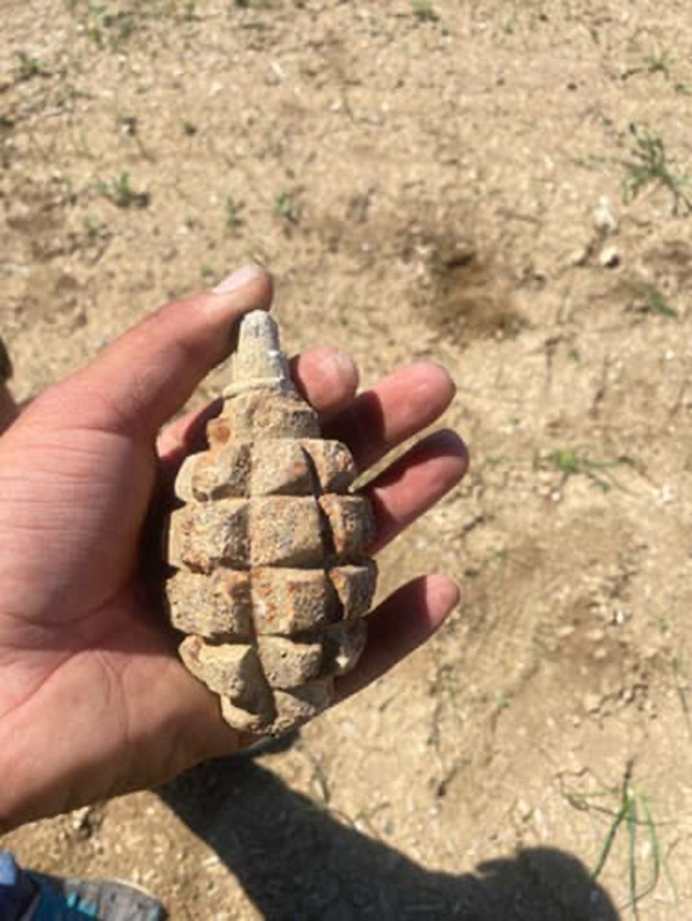 Ankara Polatlı’da 104 Yıllık Patlamamış El Bombası Bulundu