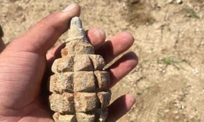 Ankara Polatlı’da 104 Yıllık Patlamamış El Bombası Bulundu