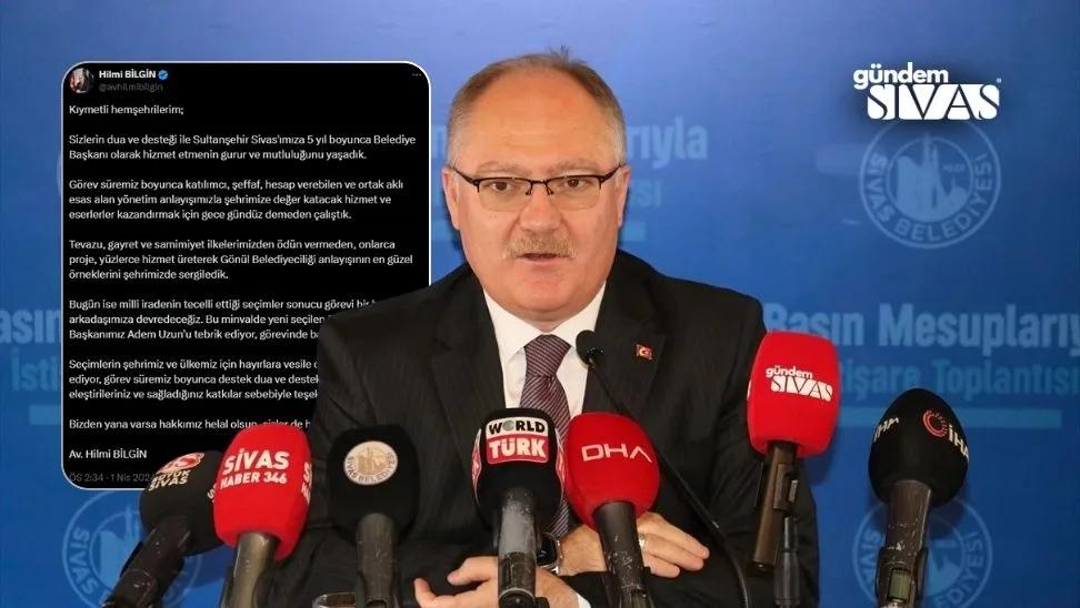 Hilmi Bilgin Görevi Adem Uzun'a Devretti