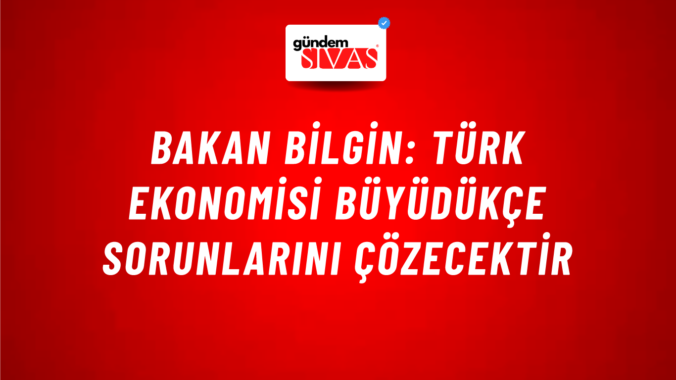 Bakan Bilgin: Türk ekonomisi büyüdükçe sorunlarını çözecektir