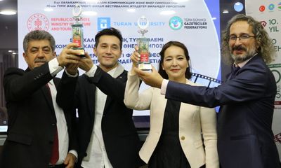 Türk Dünyası İletişim ve Sanat Sempozyumu ile Türk Dünyası Ödüllü Belgesel Film Gösterimleri Almatı’da Gerçekleştirildi