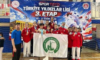 Sivas karatecileri 17 madalyayla 3. etabı tamamladı