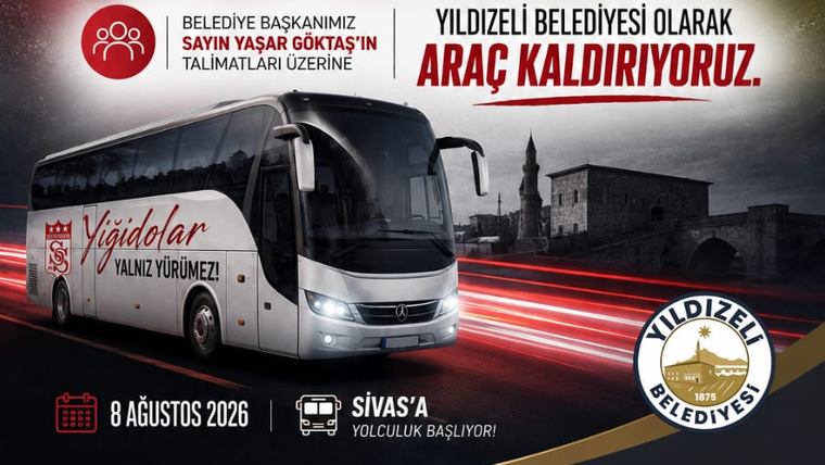 Yıldızeli Belediyesi'nden Sivasspor'a Anlamlı Destek!