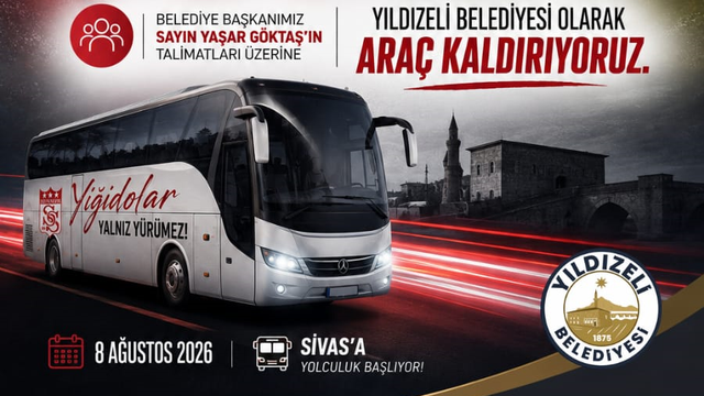 Yıldızeli Belediyesi'nden Sivasspor'a Anlamlı Destek!