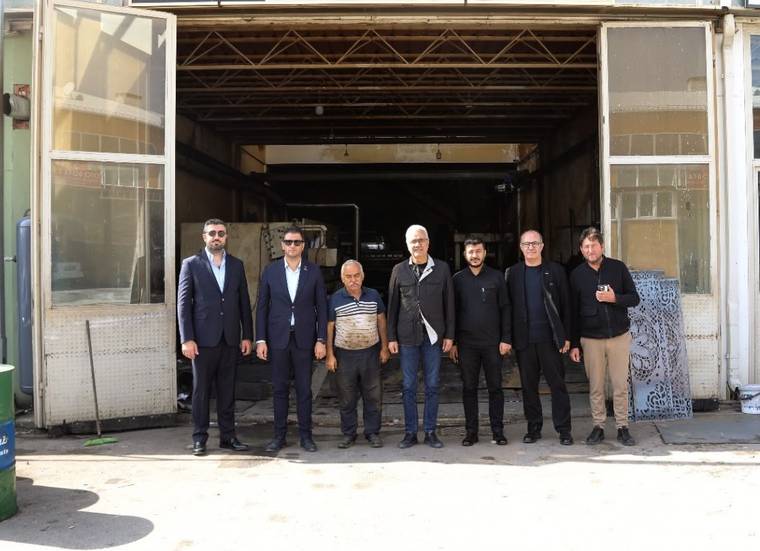 Zeki Özdemir, 4 Eylül Sanayi Sitesi’nde esnafla buluştu