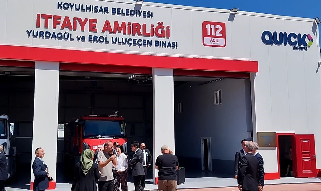 Quick Sigorta’dan Koyulhisar’a Modern İtfaiye Binası ve Tam Donanımlı Araç