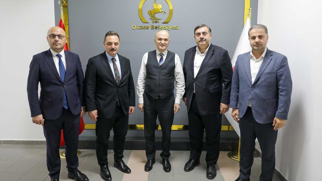 TİMBİR'den Düzce Belediye Başkanı Dr. Faruk Özlü'ye ziyaret - Birlik Haber Ajansı