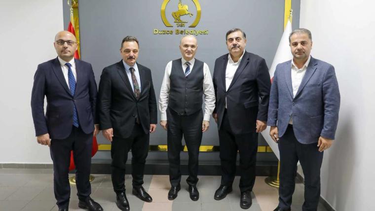TİMBİR'den Düzce Belediye Başkanı Dr. Faruk Özlü'ye ziyaret - Birlik Haber Ajansı
