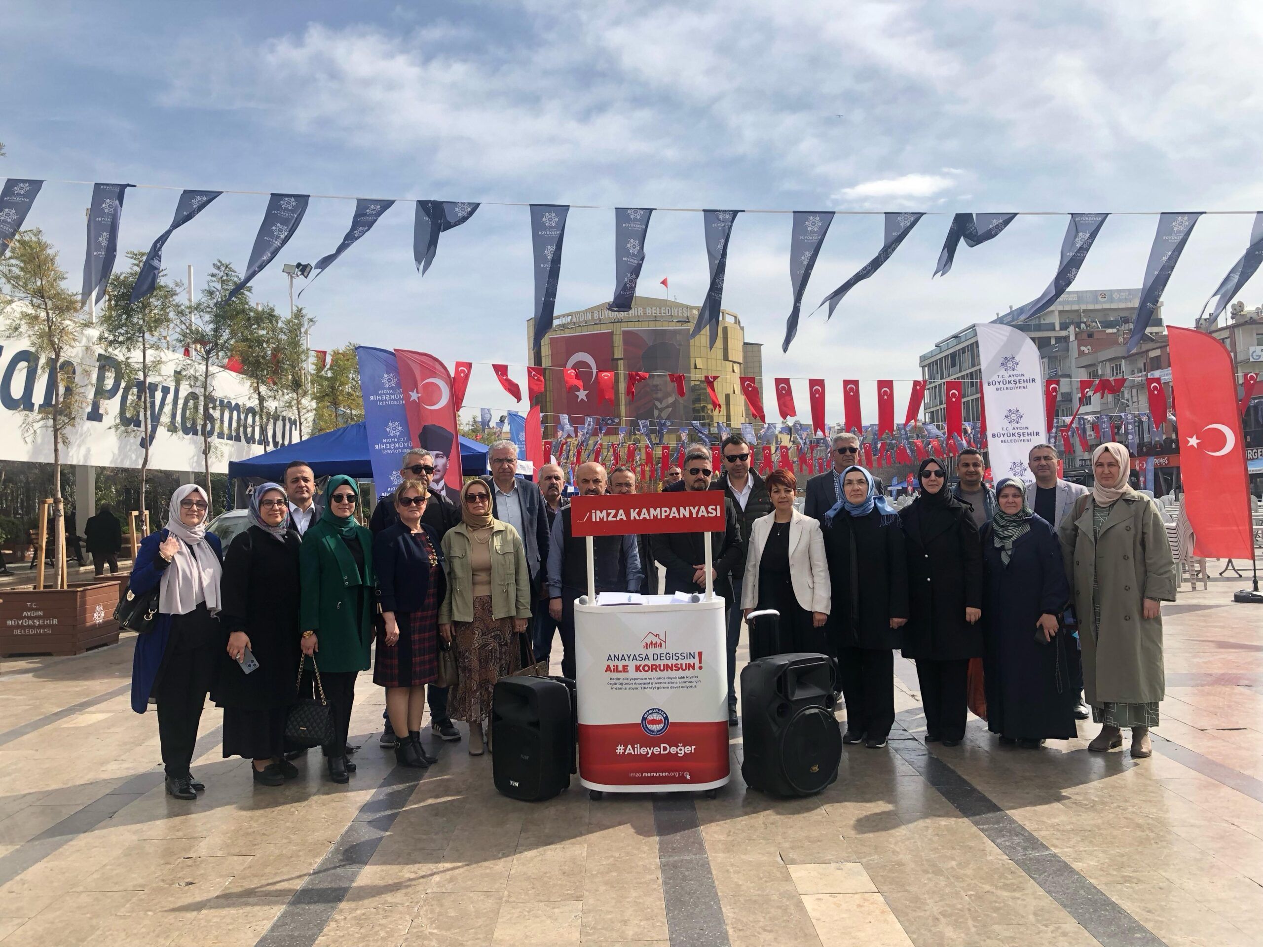 Memur-Sen Aydın’da aile ve başörtüsü için imza kampanyası başlattı - Birlik Haber Ajansı