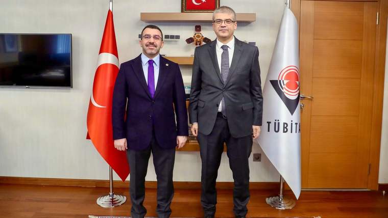 AK Parti Kars Milletvekili Çalkın'dan TÜBİTAK Başkanı Aydın'a ziyaret - Birlik Haber Ajansı