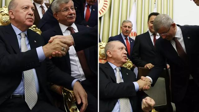 Ahmet Davutoğlu’ndan TBMM Açılış Resepsiyonundaki Erdoğan Karelerine Yanıt