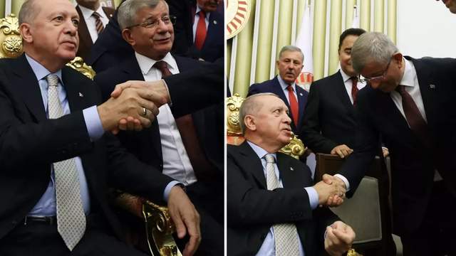 Ahmet Davutoğlu’ndan TBMM Açılış Resepsiyonundaki Erdoğan Karelerine Yanıt