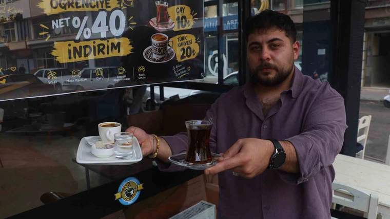 10 TL çay, 20 TL Türk kahvesi: Öğrencilere özel kampanya