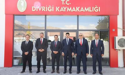 Sivas Milli Eğitim Müdürü Fatih Erdoğan, Divriği'de Eğitim Çalışmalarını Görüştü