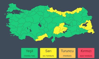 Doğu Karadeniz ve Güneydoğu'da Kuvvetli Yağış ve Rüzgar Uyarısı