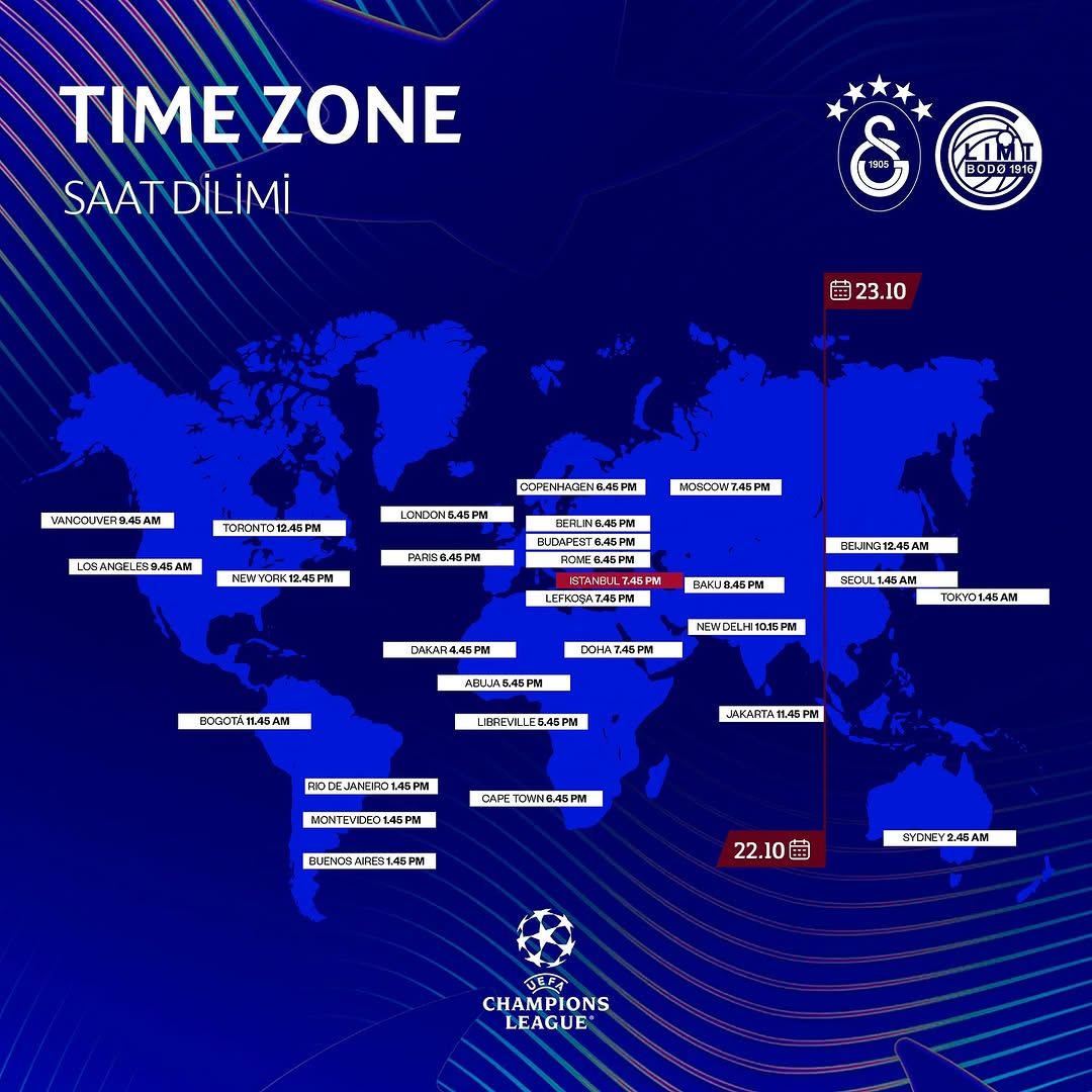Galatasaray Taraftarlarına Kritik Maç Saatleri Açıklandı!