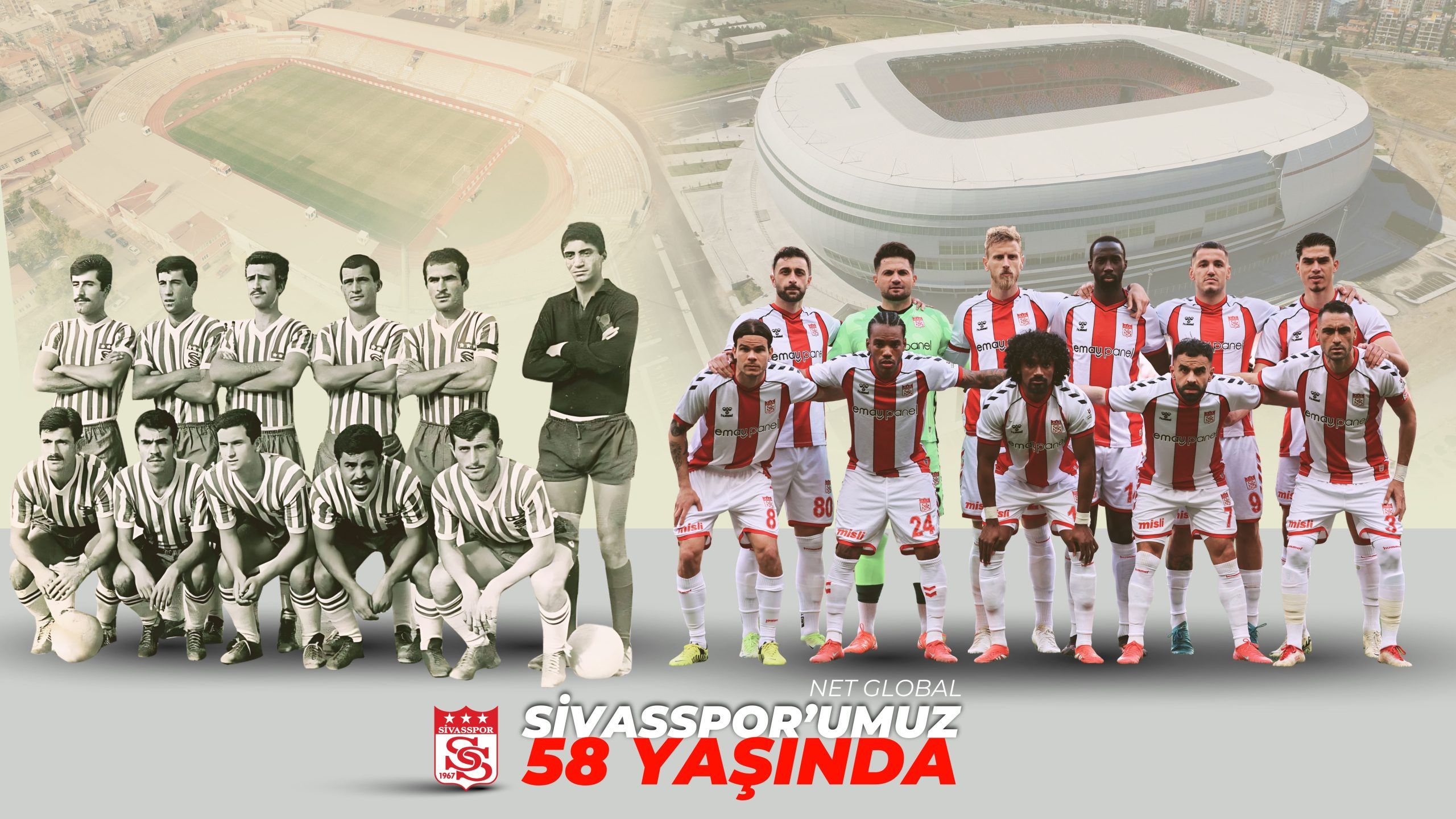 Sivasspor 58. Yıl Mesajı ile Duygulandırdı: “Nice Zaferlere!”