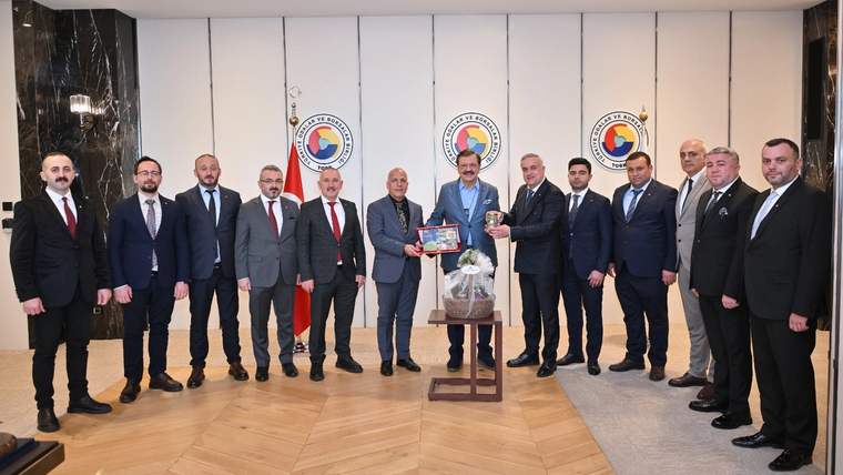 Artvin Ticaret Borsası’ndan, TOBB Genel Başkanı Hisarcıklıoğlu’na ziyaret - Birlik Haber Ajansı