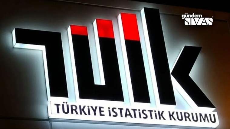 Türkiye İstatistik Kurumu yazılı tabelada, kırmızı ve siyah renkli üç boyutlu harfler görülüyor.