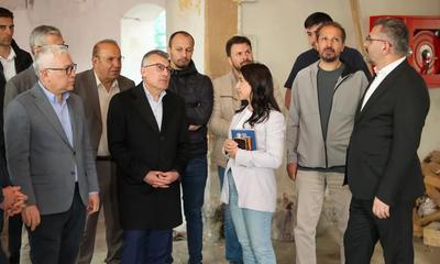 TBMM AK Parti Grup Başkanı Abdullah Güler Projeleri Yerinde İnceledi: Ulu Camii, YHT Garı ve Yeni Hastane