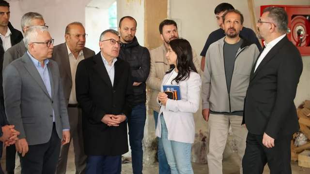 TBMM AK Parti Grup Başkanı Abdullah Güler Projeleri Yerinde İnceledi: Ulu Camii, YHT Garı ve Yeni Hastane
